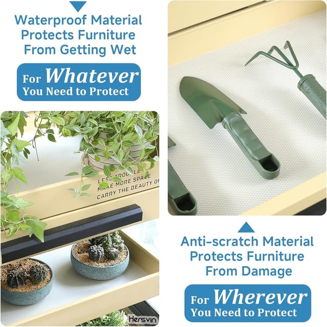 Thumbnail 6 de Hersvin non slip shelf mats 50cmx600cm