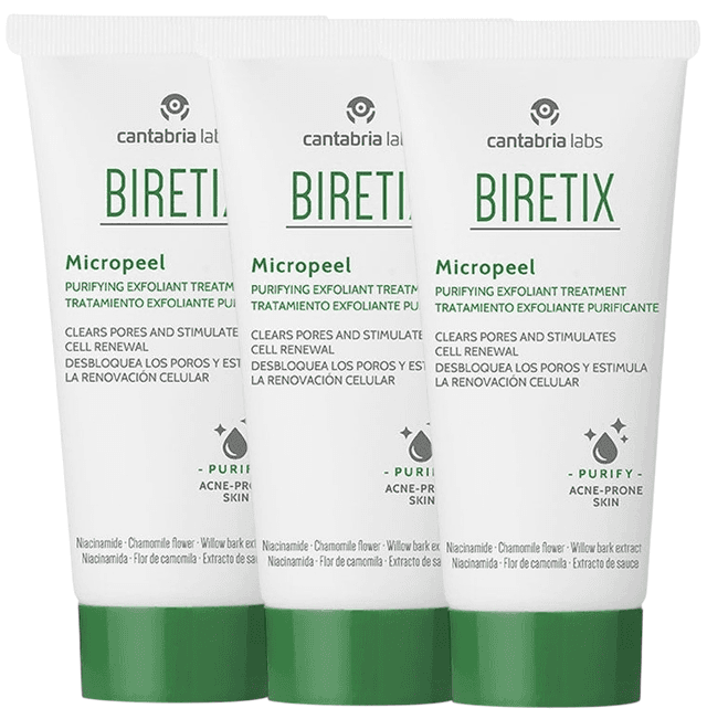 Imagen de Biretix Micropeel Exfoliante 3×50 ml en OfertitasTOP