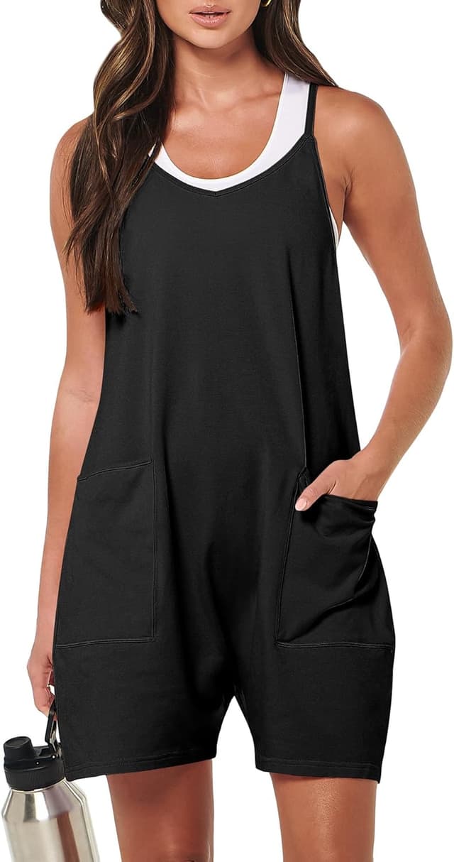 Detalle de ANRABESS Summer Romper Jumpsuit, Loose