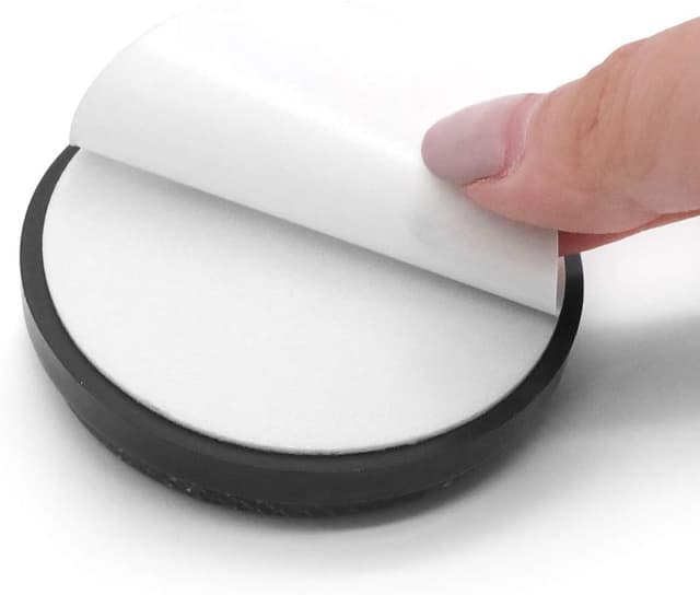 Detalle 2 de ETUKER 2er Pack runde Reflektoren für Anhänger und Torpfosten (selbstklebend)