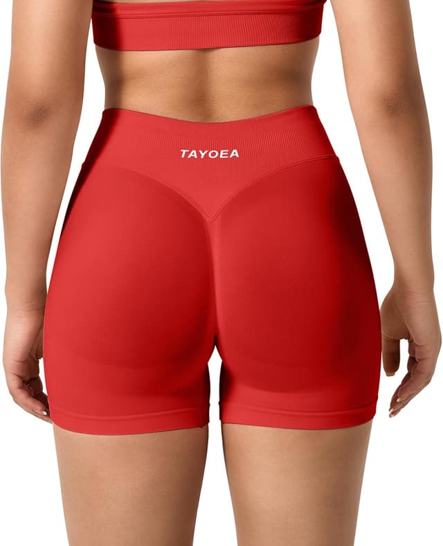 Thumbnail 5 de TAYOEA Sport Shorts Damen Scrunch – kurze Gym-Shorts mit Push-up & Butt-Lifting-Optik
