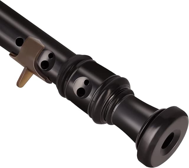 Detalle 2 de EASTROCK ABS Sopranblockflöte in C (Diskant), 3-teilig, braun – für Anfänger