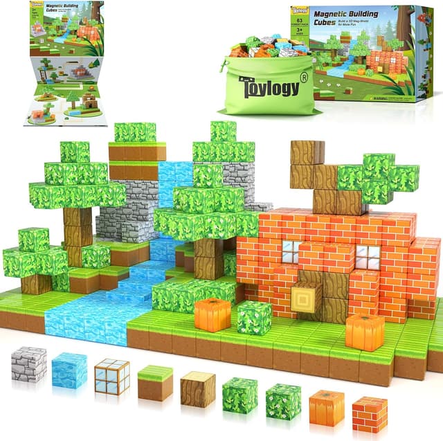 Imagen de Toylogy Magnetische Bausteine Pumpkin Edition en OfertitasTOP