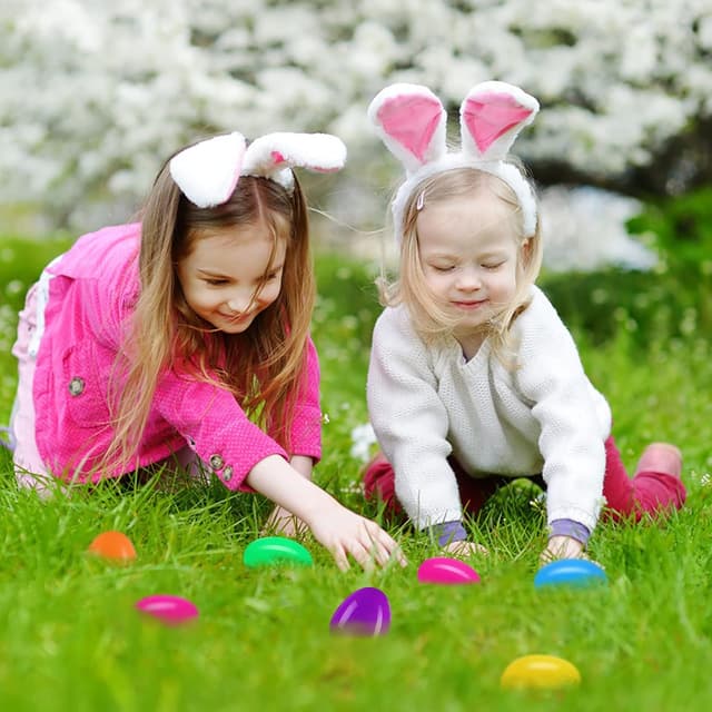 Detalle de BILLMOSS Easter eggs with plush, 12 pack