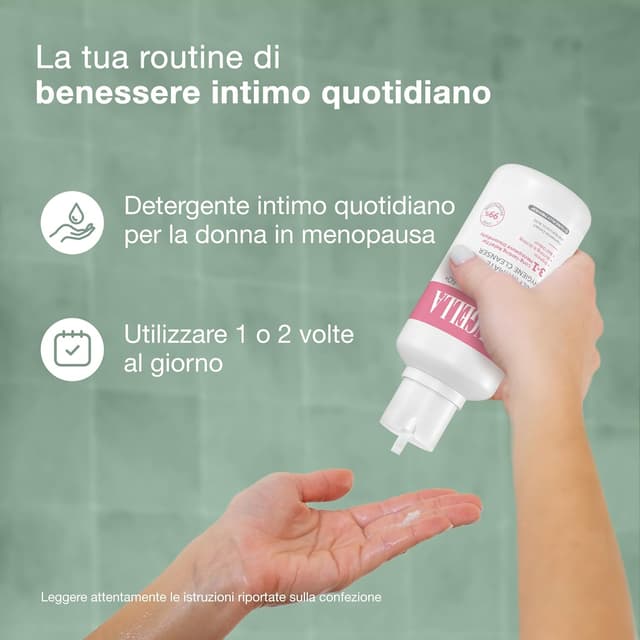 Thumbnail 6 de Saugella Poligyn detergente intimo emolliente antiprurito con camomilla e acido lattico, pH neutro, adatto in menopausa (750 ml)