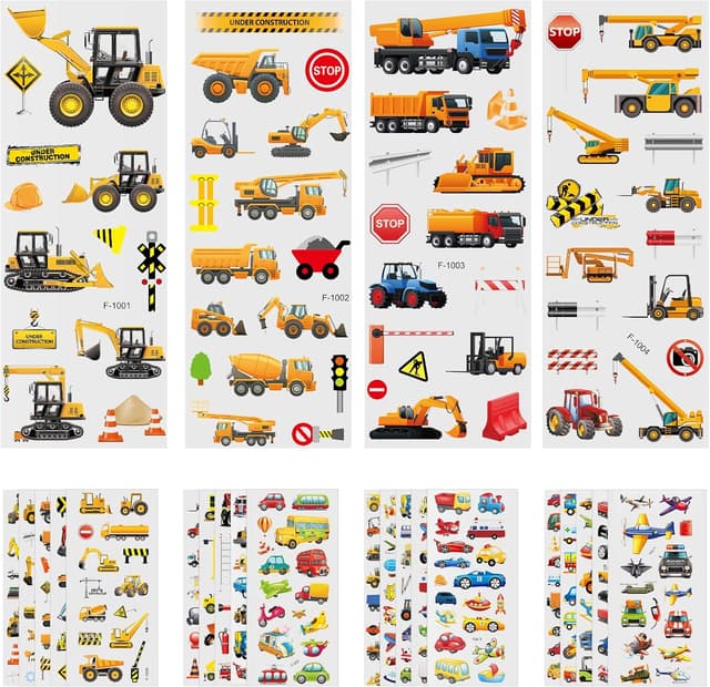 Thumbnail 4 de Vicloon Adesivi 3D bambini, 22 fogli, 550+ pezzi 🧩