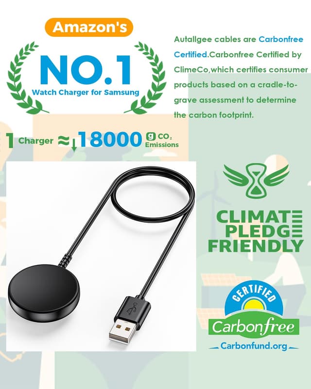 Detalle 2 de Samsung Galaxy Watch Magnetic Fast Charger 100cm