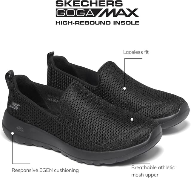 Detalle de Skechers Go Walk Joy Damen Trainer – leichte Dämpfung für viel Geh- und Laufkomfort