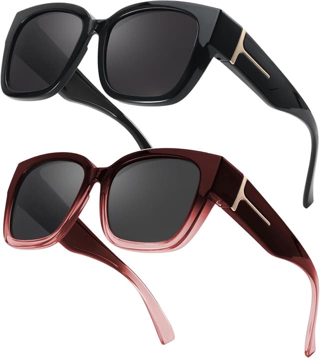 Detalle de Over glasses sunglasses 2 pack
