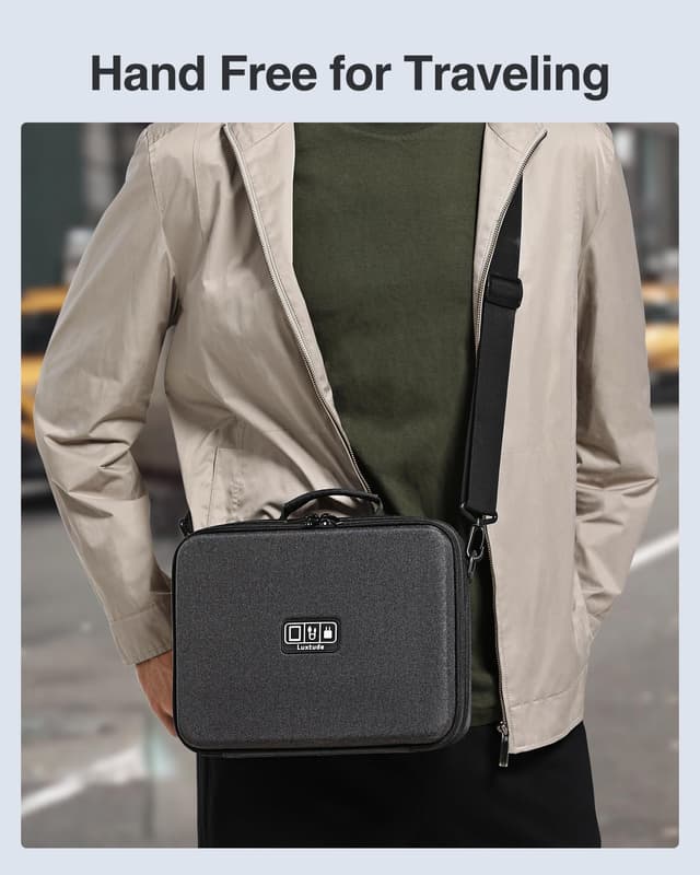 Thumbnail 5 de Luxtude EVA Large travel cable organiser bag