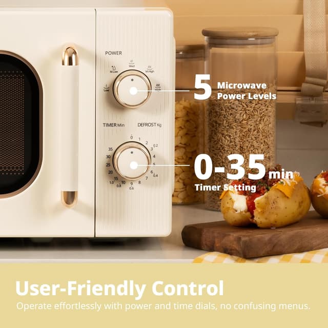 Thumbnail 4 de COMFEE' CMO-M202NC 20L 700W compact microwave oven