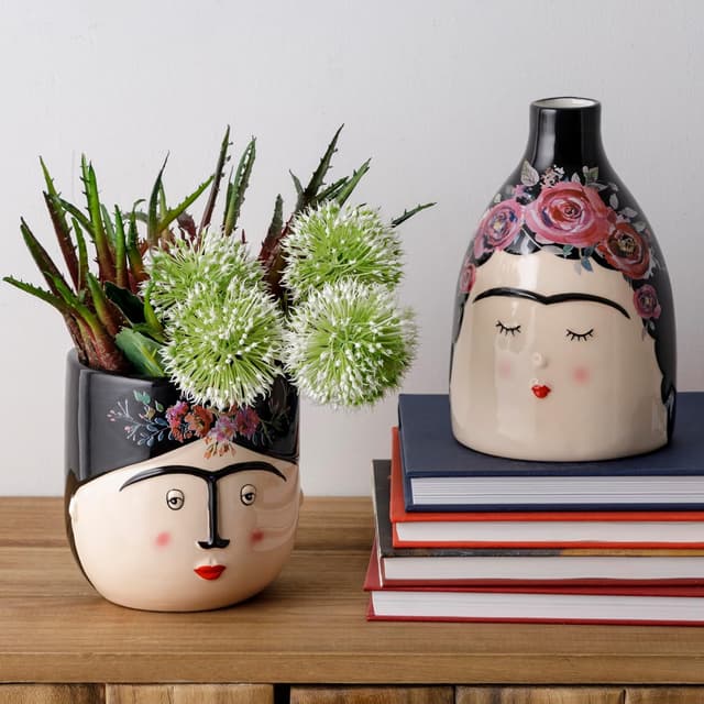 Detalle de Baroni Home Lola Svasata 13,5 cm vaso in ceramica