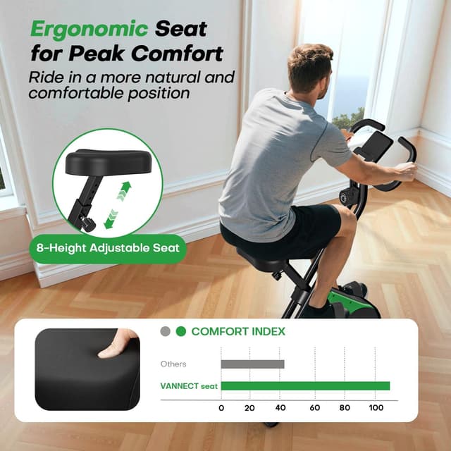 Thumbnail 4 de Vannect Folding Exercise Bike 16-Level