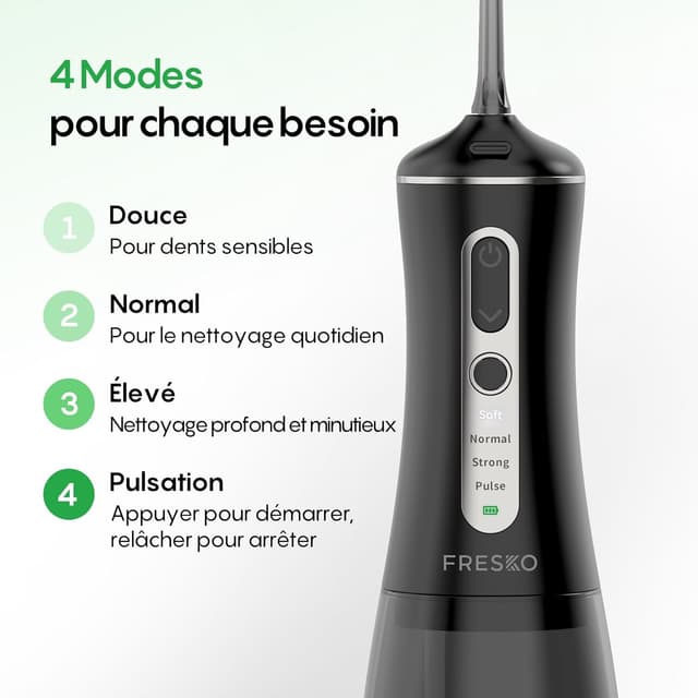 Thumbnail 4 de FRESKO Hydropulseur Dentaire 300ML