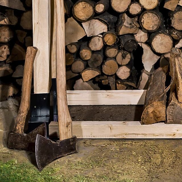 Detalle 2 de Randaco Holzstapelhilfe 4er Set für Brennholz