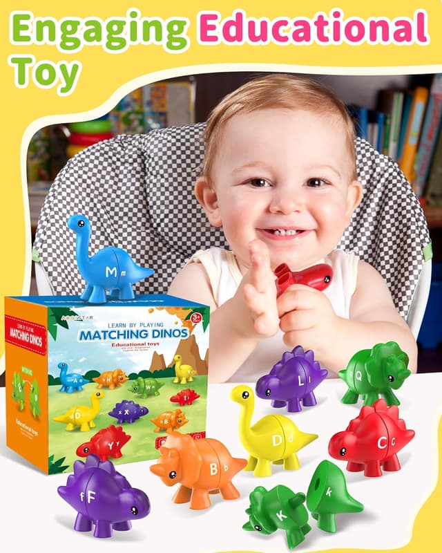Thumbnail 3 de Walenty 26PCS Dinosaur Alphabet Toy