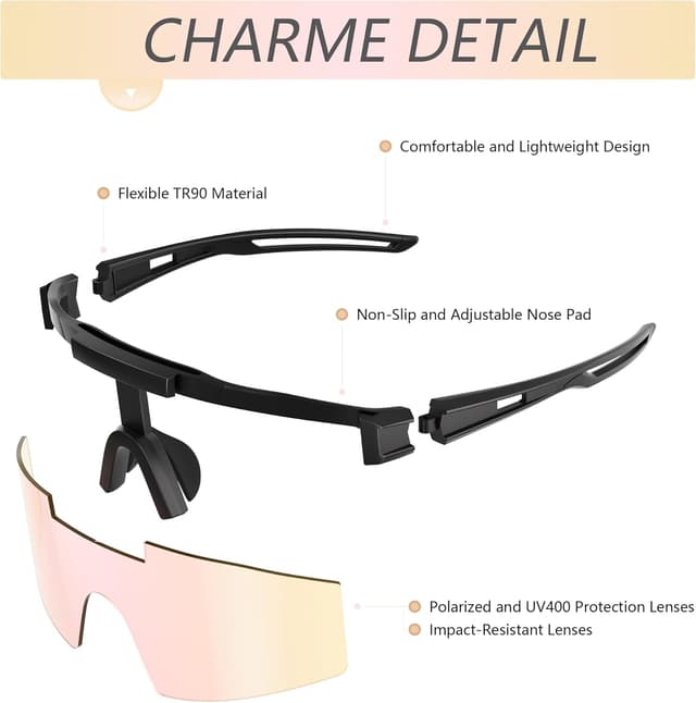 Detalle 1 de suoso photochromic cycling glasses, UV400