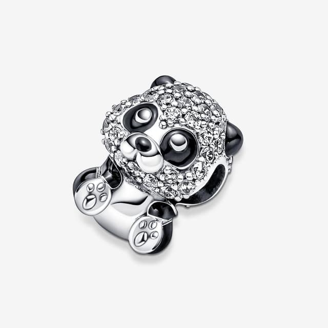 Detalle de Charms fleurs d’animaux Feitery en argent 925 (compatible Pandora) pour bracelets et colliers