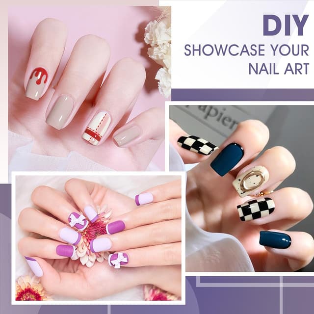 Detalle de Adonafy Capsules Ongles carré courts 504 pièces