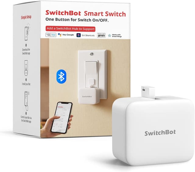 Detalle de SwitchBot Smart Bluetooth Switch Toggle đ