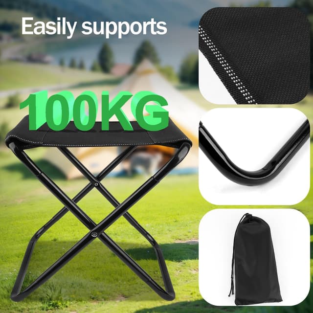 Thumbnail 4 de Camping Klapphocker 32 cm Sitzhöhe