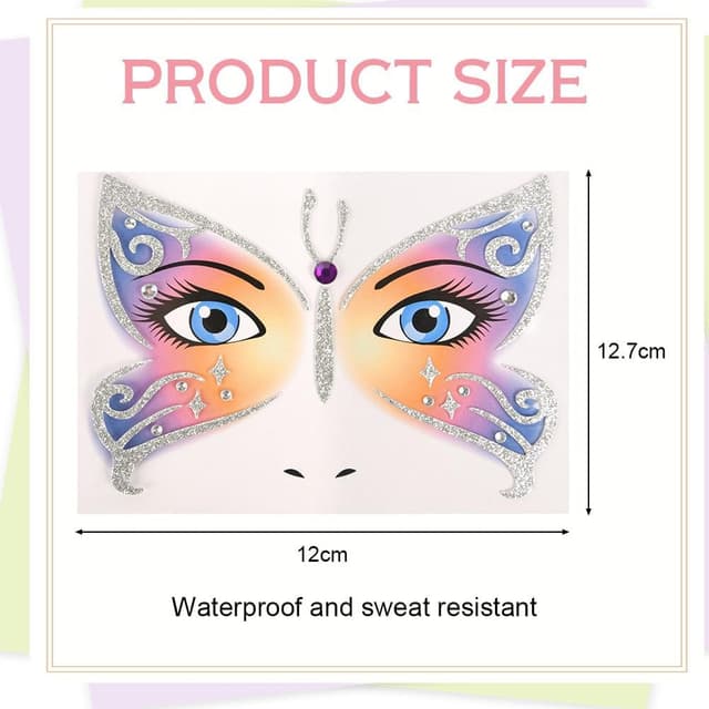 Thumbnail 6 de Alaoo Tatuaggi Temporanei Farfalla 🧚