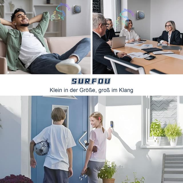 Thumbnail 6 de SURFOU Funkklingel 400 m Reichweite