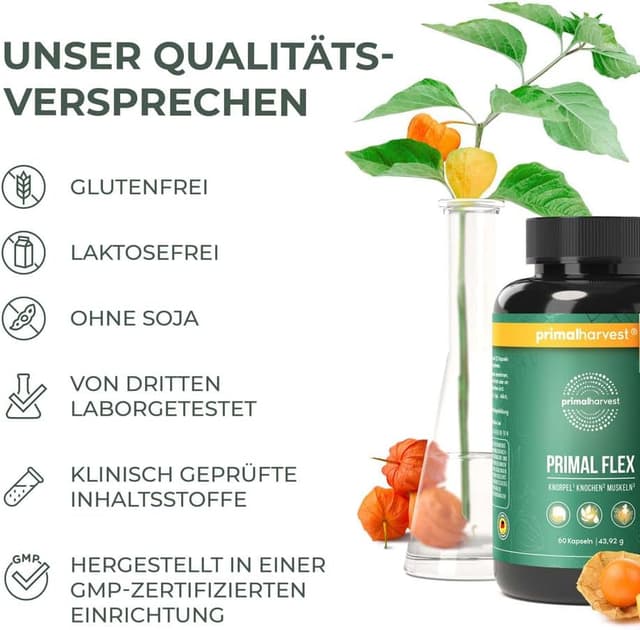 Thumbnail 5 de Primal Harvest Gelenk Aktiv Plus 60 Kapseln Gelenkpräparat 💊