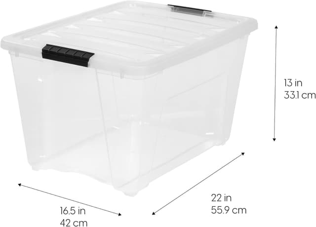Detalle 2 de IRIS 54 Qt Stackable Bins ⚙