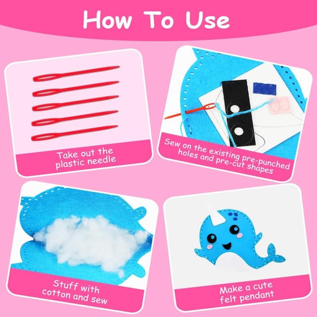 Detalle de Vicloon Kit couture enfant 12 pièces