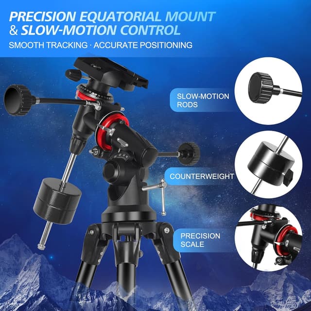 Detalle de HETEKAN 150EQ Spiegelteleskop 150 mm für Sterne