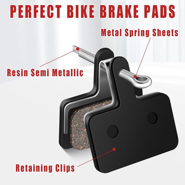 Detalle de Mountain bike resin brake pads, 6 pairs