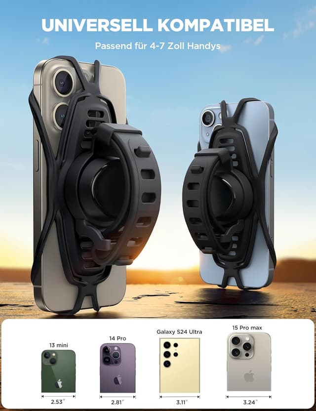 Thumbnail 4 de JOYROOM Handyhalterung Fahrrad 360° für 4,0–7,2 Zoll