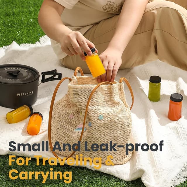 Thumbnail 5 de 2 oz Glass Shot Bottles 20-Pack