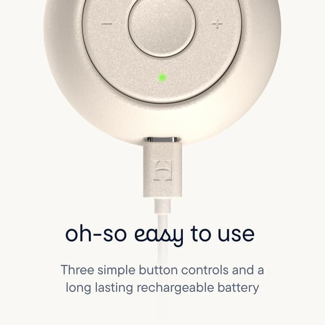 Detalle 1 de Hatch Rest Go portable white noise machine for babies (Putty) with 10 relaxing sounds