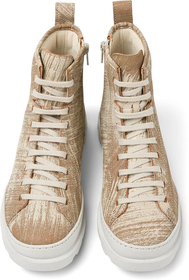 Detalle de Camper Women’s Brutus K400325 ankle boot in leather with zip fastening