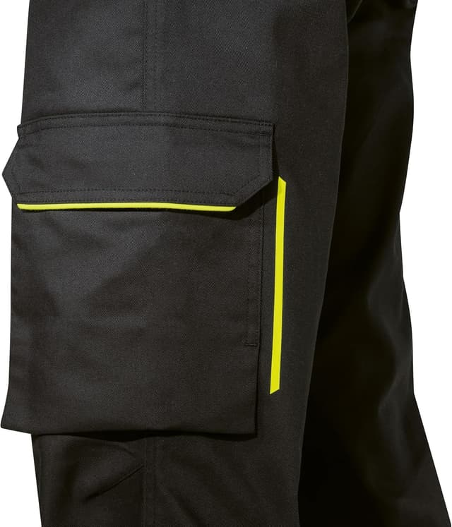 Detalle 2 de Uvex Tune-up Light Herren Arbeitshose mit 2-Wege-Stretch, Cargotaschen & Zollstocktasche