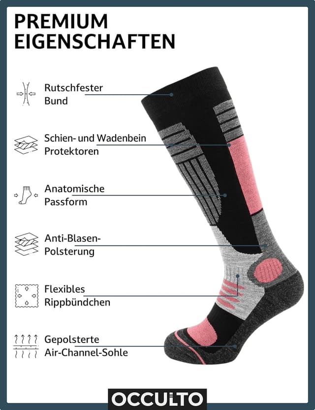 Thumbnail 1 de Occulto Skisocken Damen 2 Paar