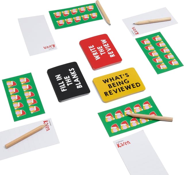 Detalle de Format Games Christmas Karen bluffing party board game (ages 14+, 3–10 players)