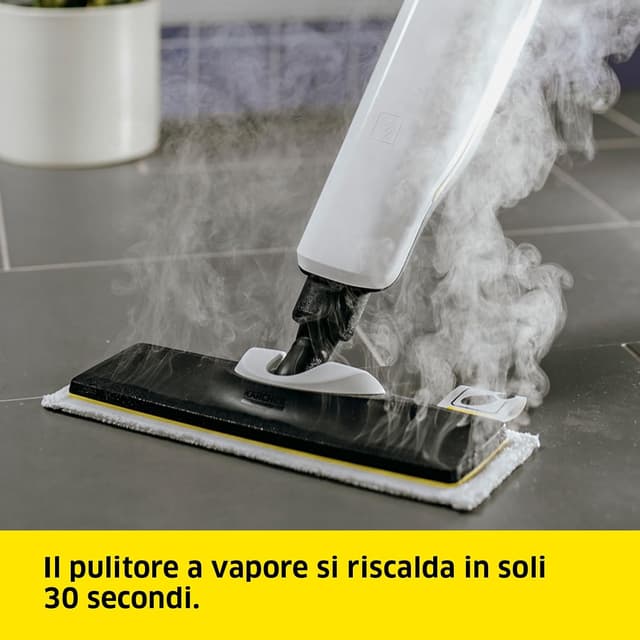 Detalle de Kärcher SC 2 Upright scopa a vapore con riscaldamento in 30 secondi e serbatoio da 0,4 l