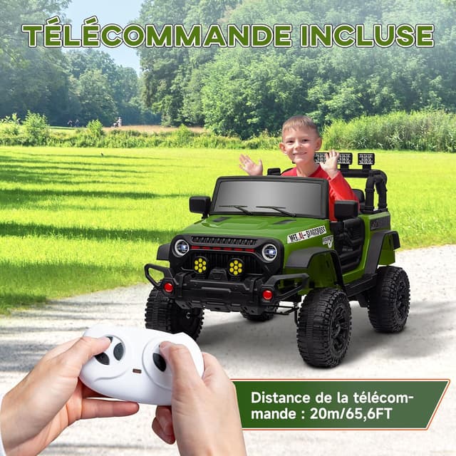 Thumbnail 5 de AIYAPLAY Voiture électrique Enfants UTV 12V