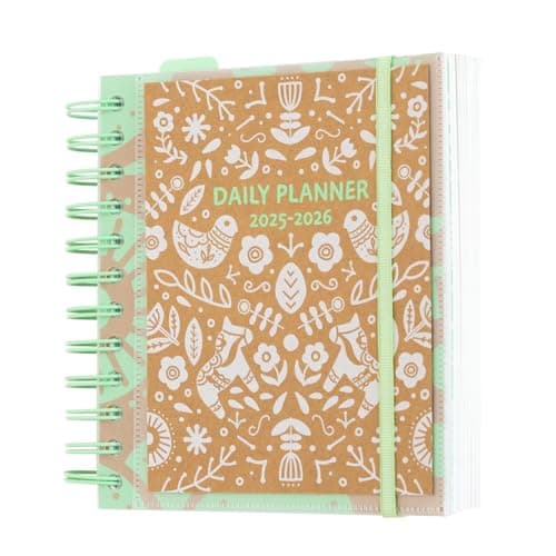 Imagen de Grupo Erik Agenda Escolar 2025-2026 Día por Página Kraft — Agenda primaria con pegatinas en OfertitasTOP