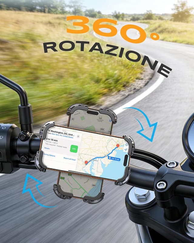 Detalle 2 de Babacom Porta Cellulare Moto universale 4,7–6,8"