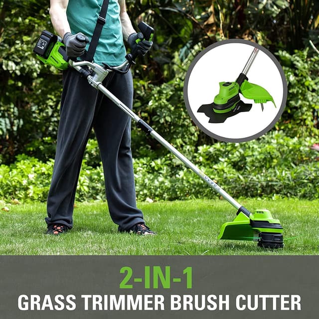 Thumbnail 3 de Greenworks GD24X2BCB Decespugliatore 48V