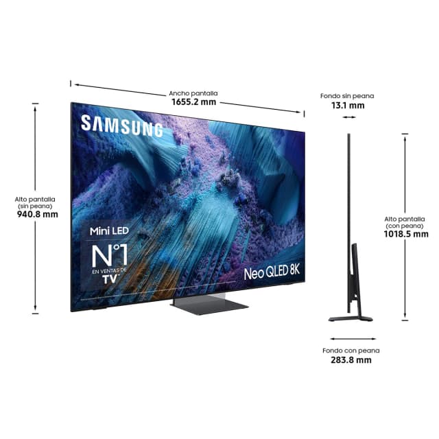 Detalle de Samsung TV Neo QLED 75 pulgadas 8K