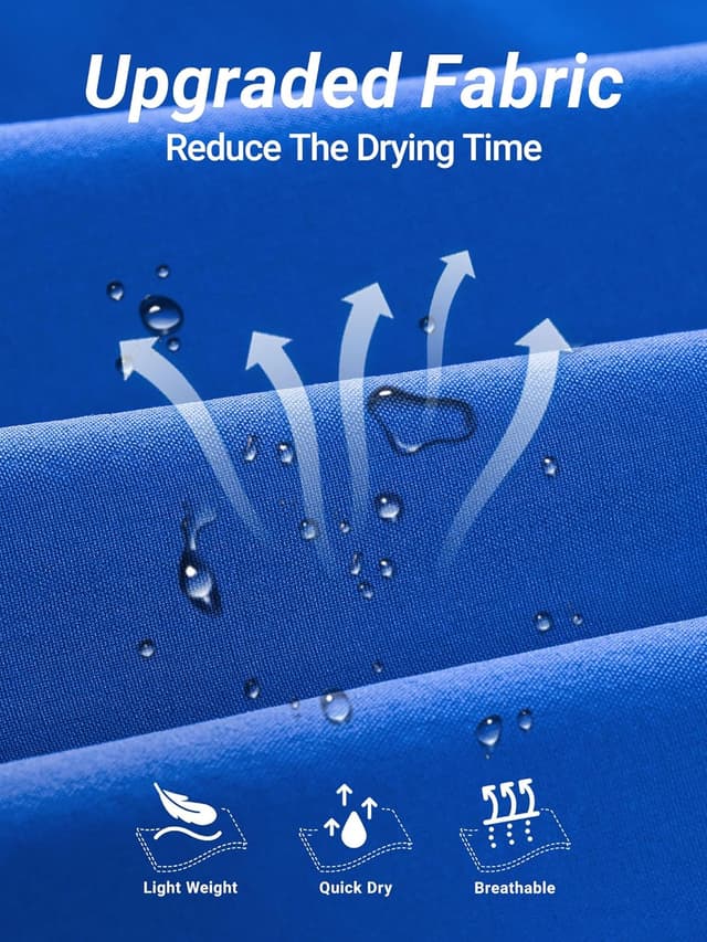 Detalle 2 de Arcweg pantaloncini da bagno uomo a asciugatura veloce con tasche e coulisse