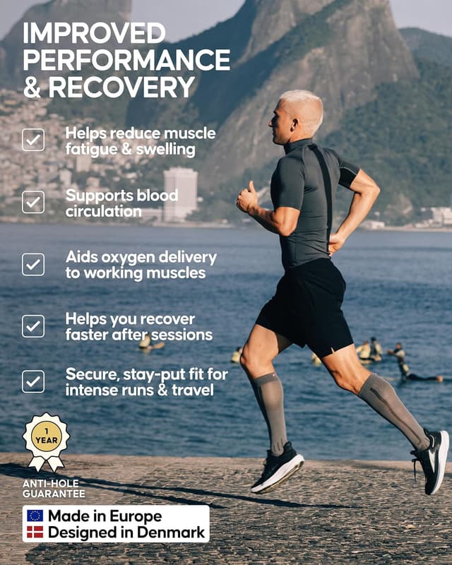 Detalle de DANISH ENDURANCE Compression Socks 21-26 mmHg