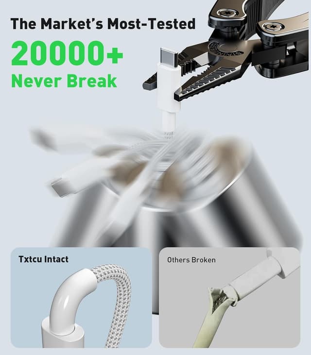 Thumbnail 4 de Txtcu USB C to USB C Cable 4M 60W