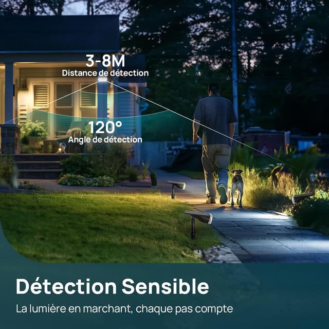 Detalle 2 de Linkind Lampe Solaire 1000LM détecteur