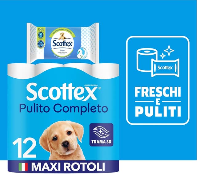 Thumbnail 4 de Scottex Pulito Completo 36 rotoli carta igienica 🧻
